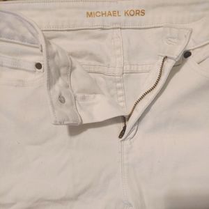 Michael Kors Selma Skinny White Jeans Size 6